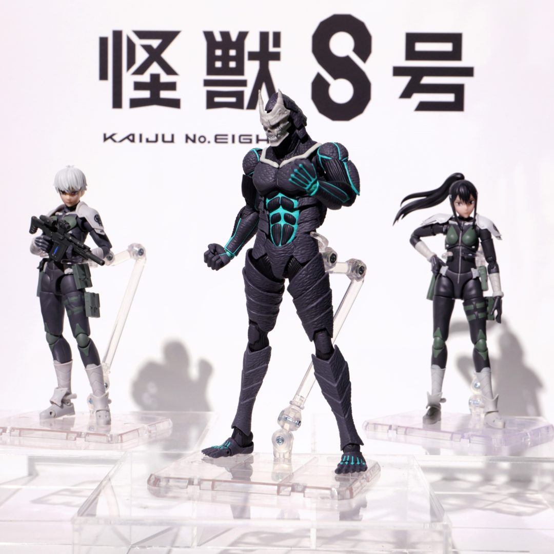 S.H.Figuarts 怪獣８号　2024年4月店頭発売予定
S.H.Figuarts 市川レノ　2024年5月店頭発売予定
S.H.Figuarts 亜白ミナ　2024年6月店頭発売予定