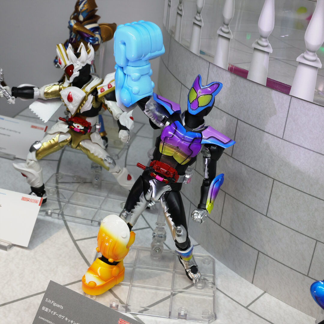 S.H.Figuarts 仮面ライダーガヴ ポッピングミフォーム　発売中
S.H.Figuarts 仮面ライダーガヴ キッキングミ＆パンチングミアシスト　参考出品