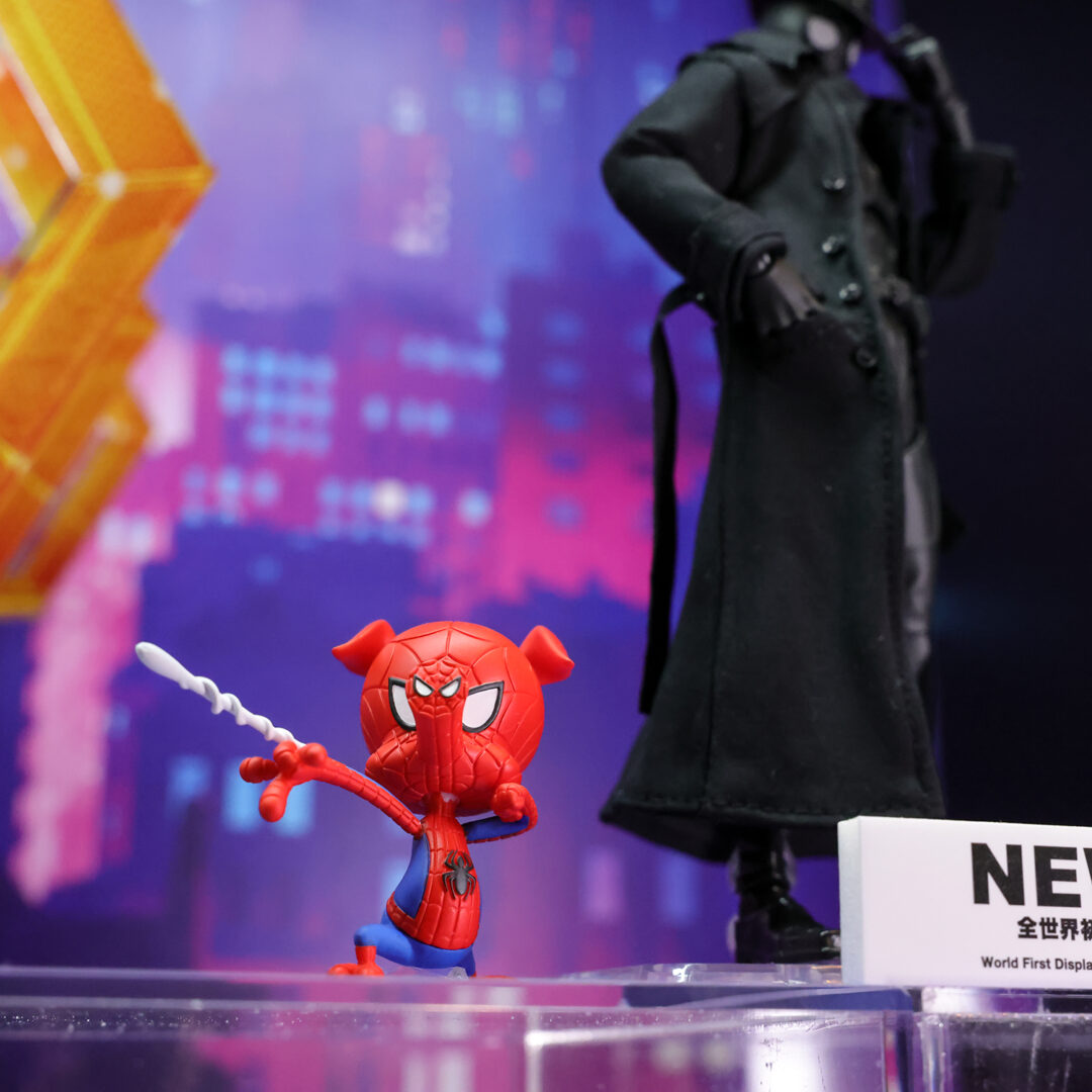 S.H.Figuarts スパイダーマン・ノワール&スパイダー・ハム(スパイダーマン:アクロス・ザ・スパイダーバース) 参考展示