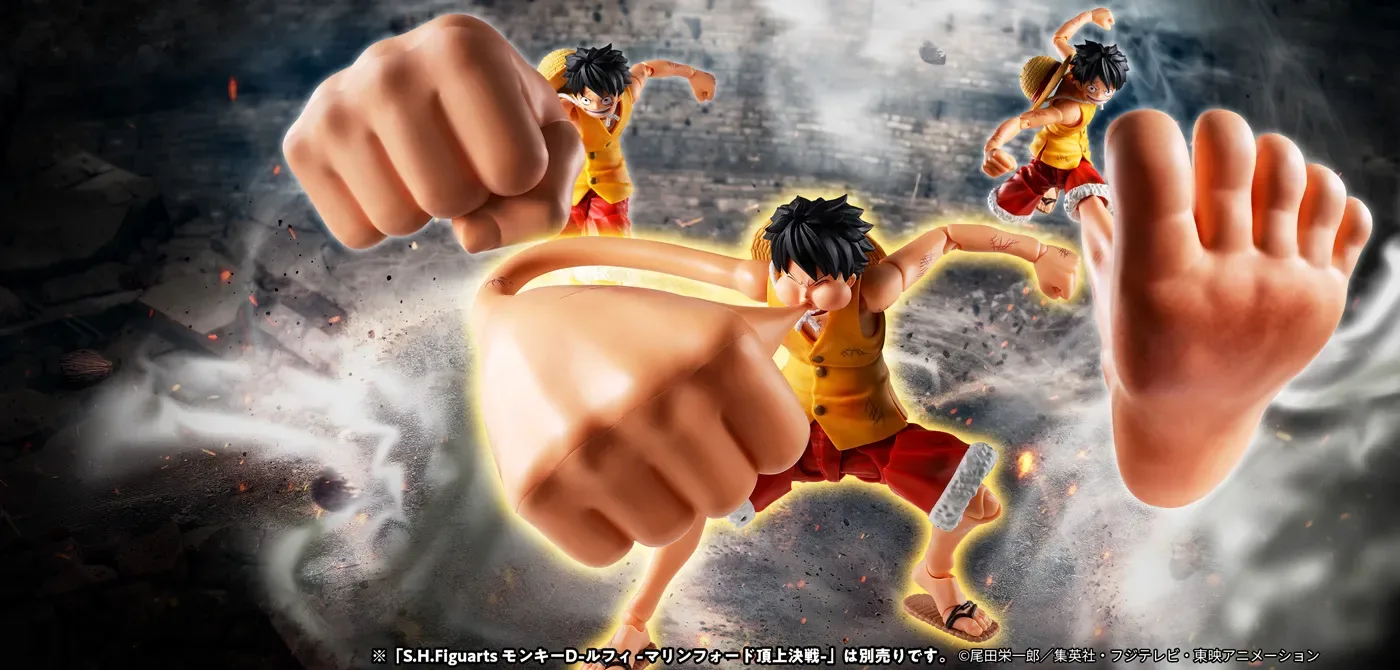 S.H.Figuarts モンキー・D・ルフィ -マリンフォード頂上決戦- &ldquo;ギア3&rdquo; オプションパーツセット