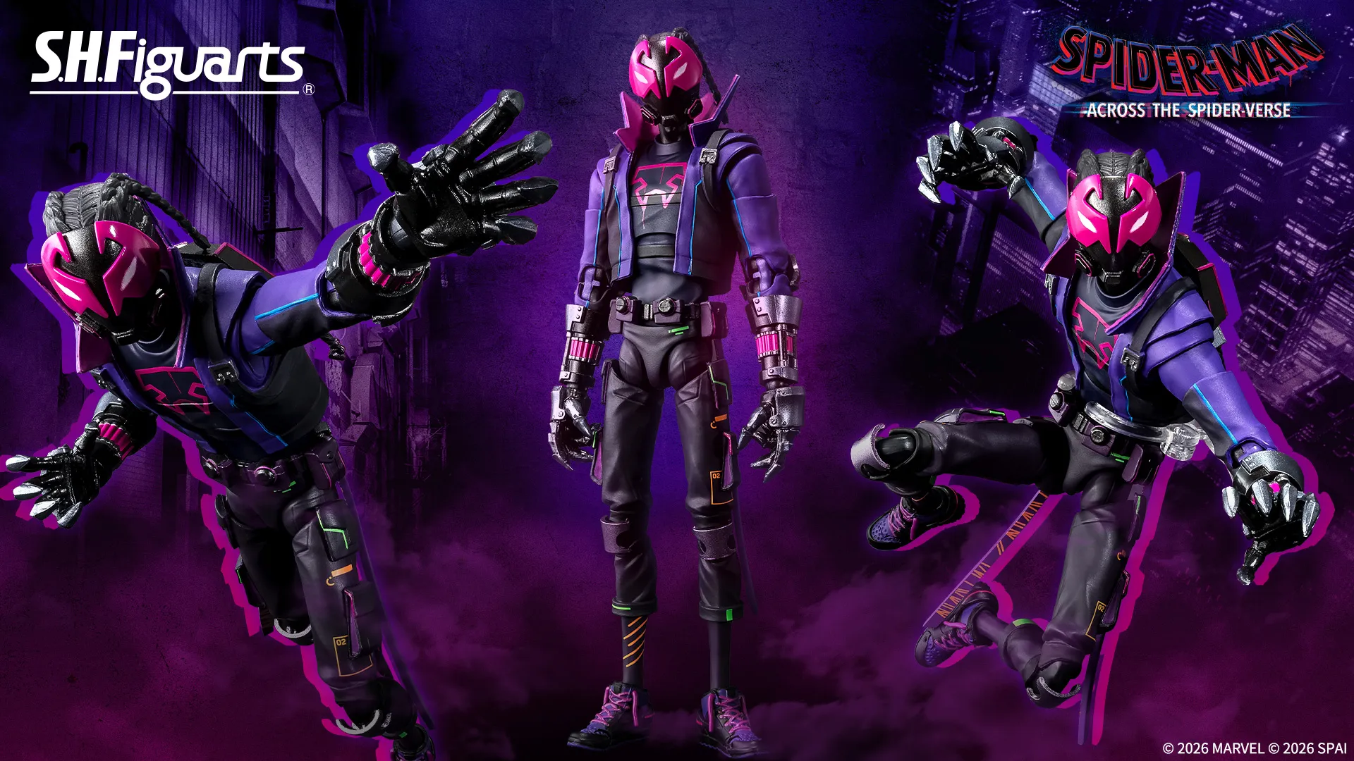 S.H.Figuarts マイルス・G・モラレス（スパイダーマン：アクロス・ザ・スパイダーバース）-42 MILES ON THE PROWLER&rsquo;S PATH-