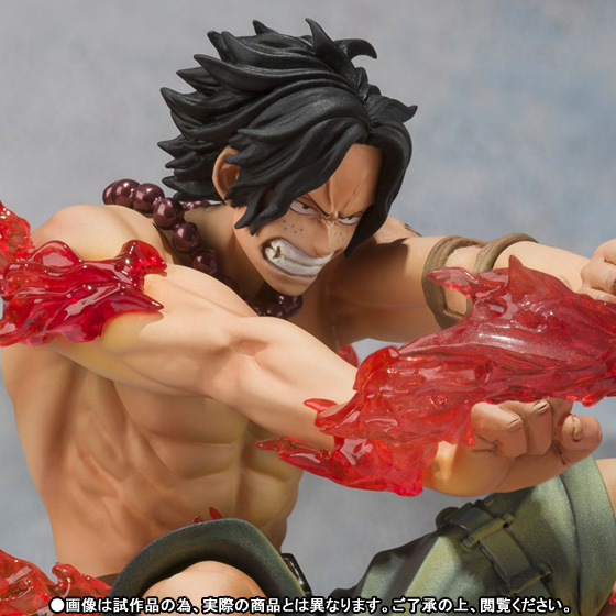 未開封　ワンピース　フィギュア　エース　十字火　フィギュアーツゼロ フィギュアーツZERO ポートガス・D・エース -Battle Ver. 十字火
