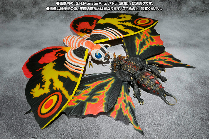 モスラ成虫 1992年フィギュア　翼幅約35cm 魂ウェブ | 商品一覧 | モスラ（成虫） S.H.MonsterArts 特撮