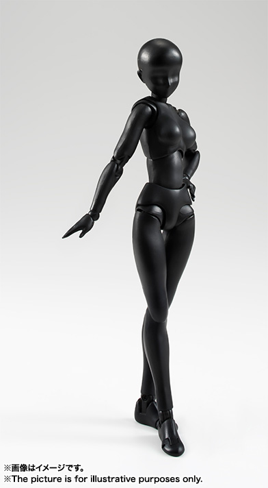 TAMASHII NATIONS SHFiguarts ボディちゃんとボディくん S.H.Figuarts ボディちゃん（Solid black Color Ver.） | 商品一覧