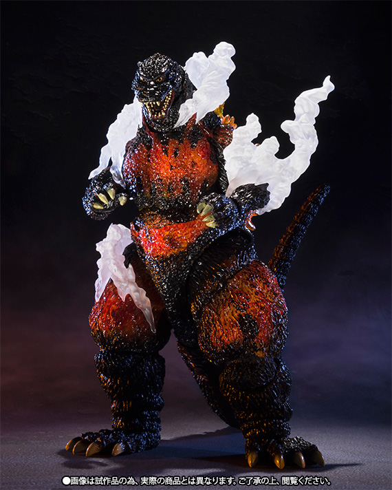 ゴジラ [1995] アルティメットバーニングバージョン S.H.MonsterArts ゴジラ（1995） Ultimate Burning Ver. | 商品一覧