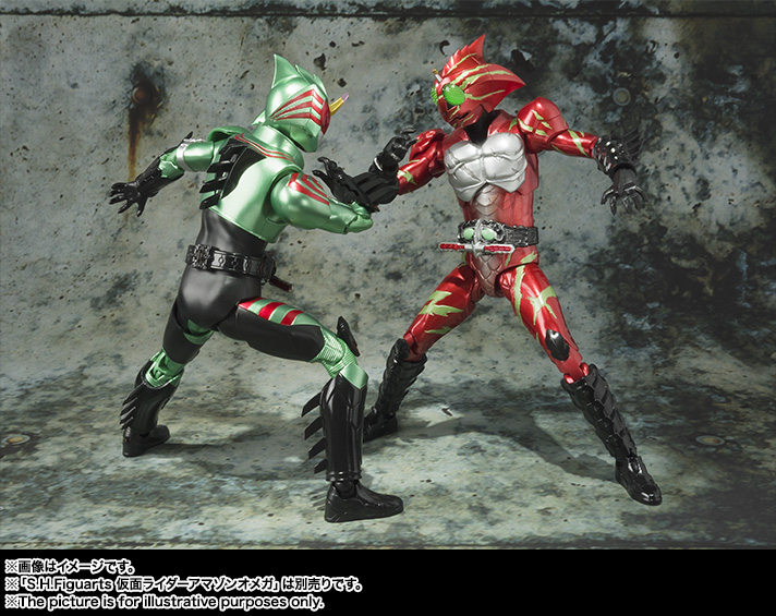 S.H.Figuarts仮面ライダーアマゾンズ アルファ＆ジャングレイダー全5個 S.H.Figuarts 仮面ライダーアマゾンアルファ | 商品一覧 | 魂ウェブ