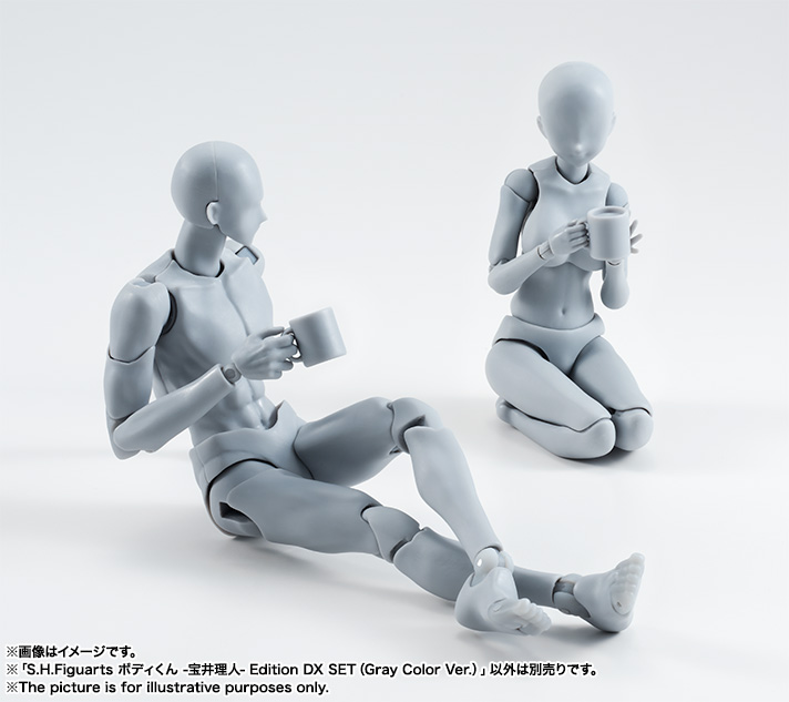S.H.Figuarts ボディくん -宝井理人- Edition DX SET (Gray Color Ver