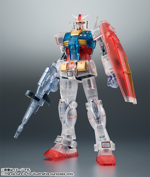 ROBOT魂 ＜SIDE MS＞ RX-78-2 ガンダム ver. A.N.I.M.E. ～クリア