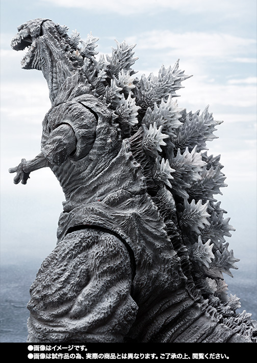 ゴジラ上陸 プロモ 4枚 【v7798】 S.H.MonsterArts ゴジラ (2016) 第4形態 オルソクロマチックVer