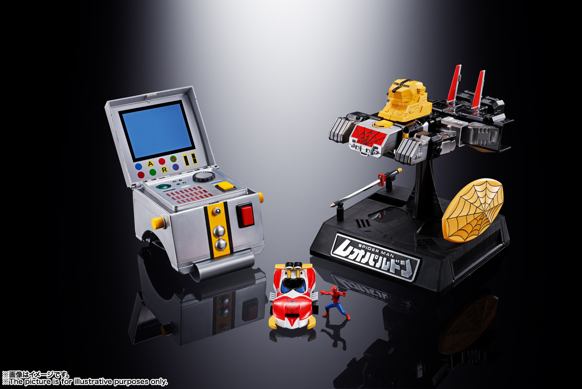 超合金魂 GX-33 レオパルドン&スパイダーマン 東映版 日本版 マーベラー 超合金魂 GX-33R レオパルドン＆マーベラー召喚セット | 商品一覧 | 魂