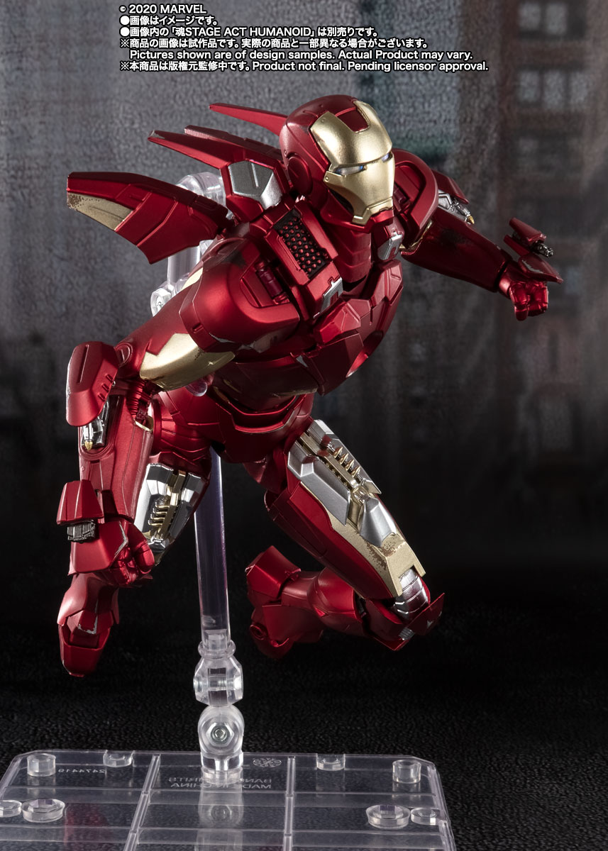 【ほぼ未使用品】アベンジャーズ アイアンマン マーク7-AVENGERS-1/6 S.H.Figuarts アイアンマン マーク7 -《AVENGERS ASSEMBLE》 EDITION