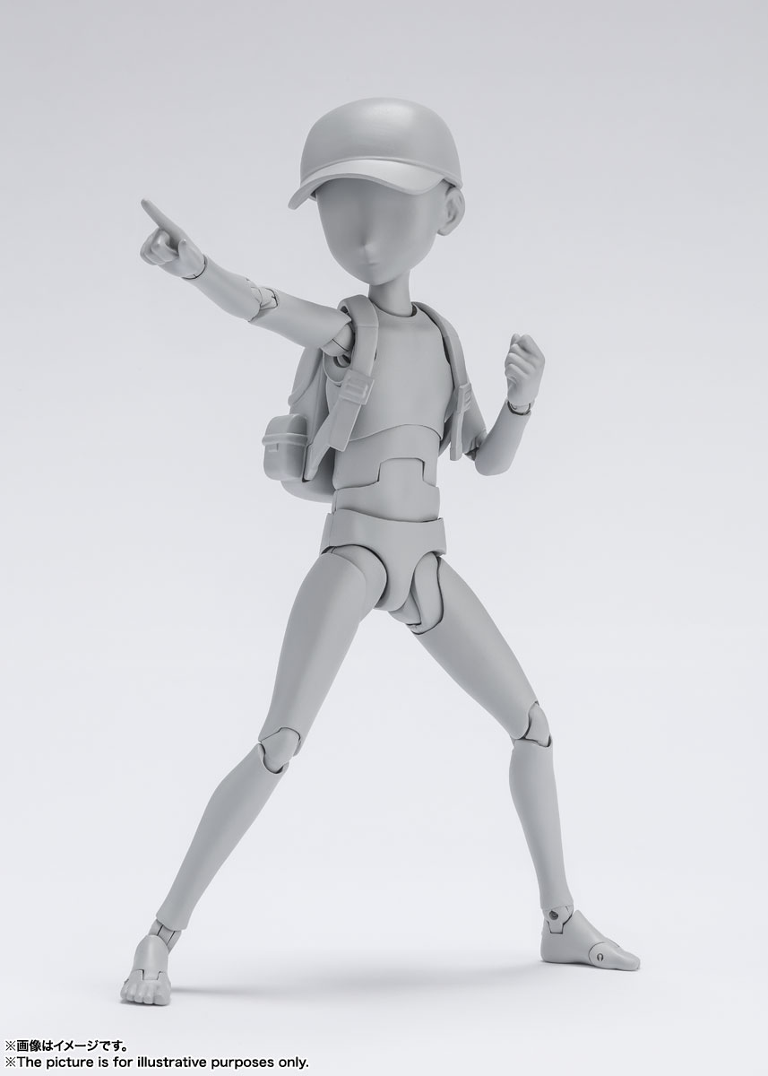 S.H.Figuarts ボディくん -杉森建- Edition DX SET (Gray Color Ver