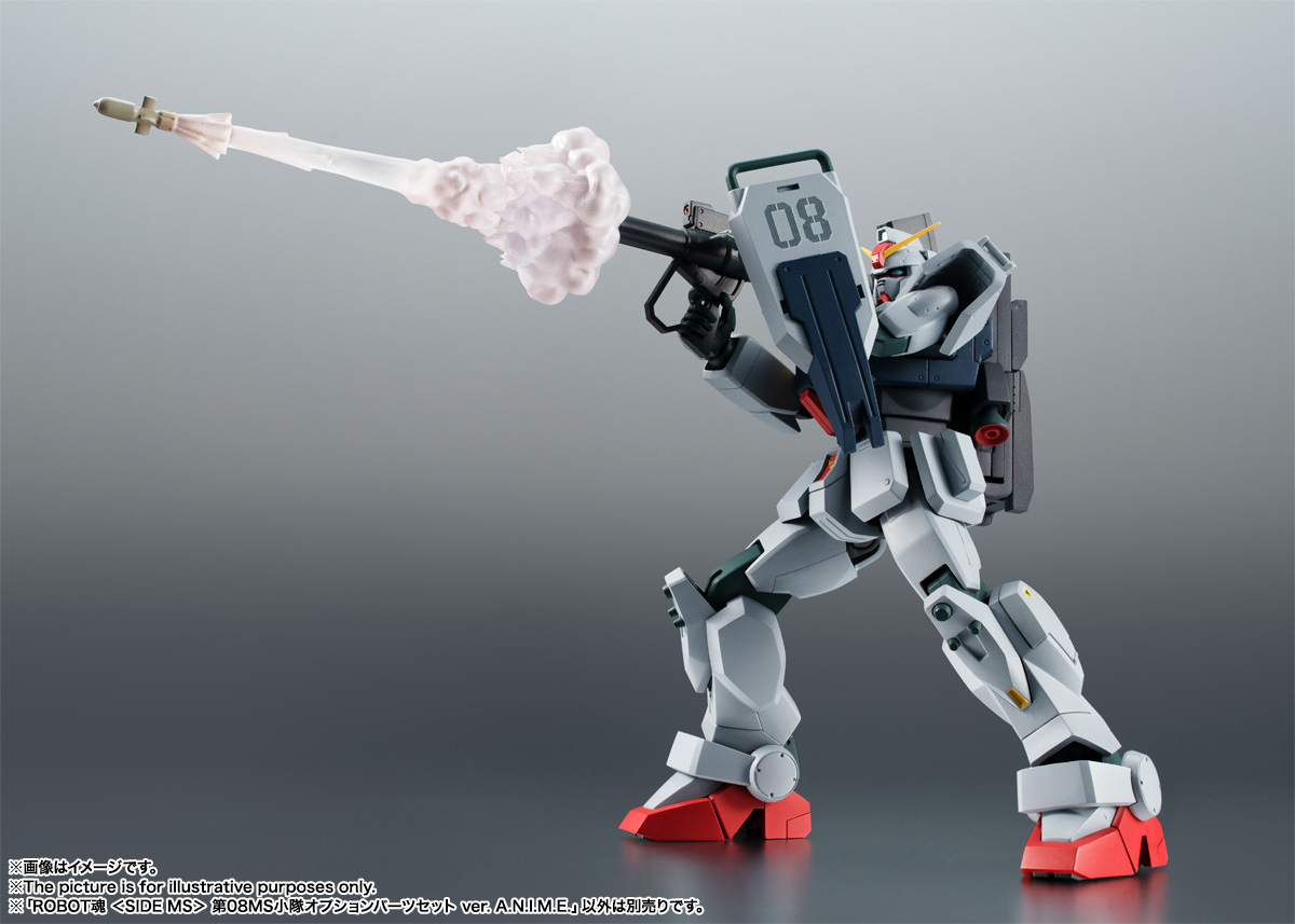 ROBOT魂 <SIDE MS> 第08MS小隊オプションパーツセット ver. A.N.I.M.E.