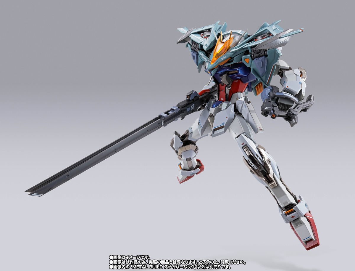 L BUILD ブルーフレームセカンドリバイ&スナイパー&ローエンリング METAL BUILD(メタルビルド) ガンダムアストレイ ブルーフレーム