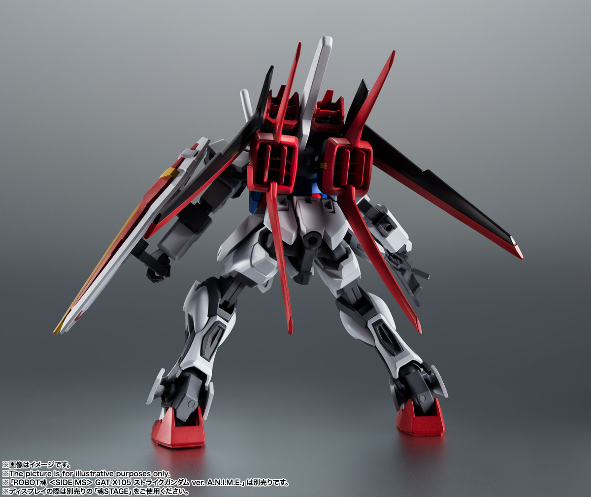 ROBOT魂 <SIDE MS> AQM/E-X01 エールストライカー&エフェクトパーツセット ver. A.N.I.M.E.