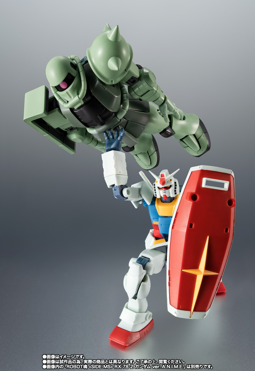 ROBOT魂 <SIDE MS> ザクll&ジオン公国軍偵察機セット ver. A.N.I.M.E.