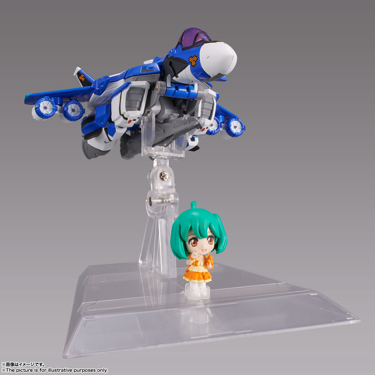 TINY SESSION VF-25G メサイアバルキリー(ミシェル機) with ランカ