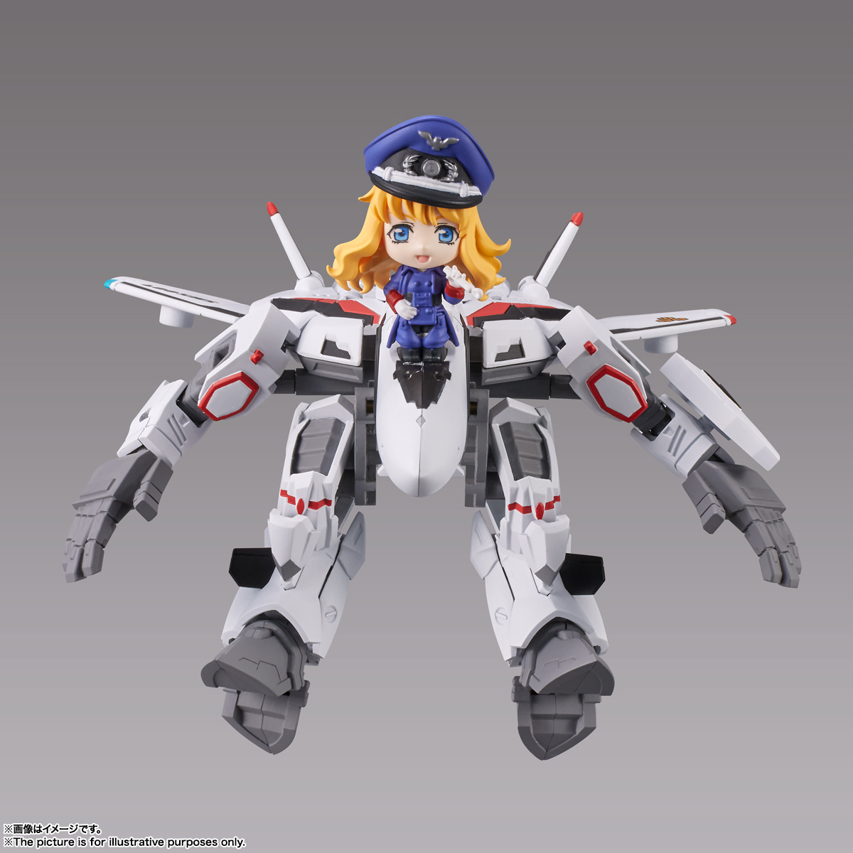 TINY SESSION VF-25F メサイアバルキリー(アルト機) with シェリル