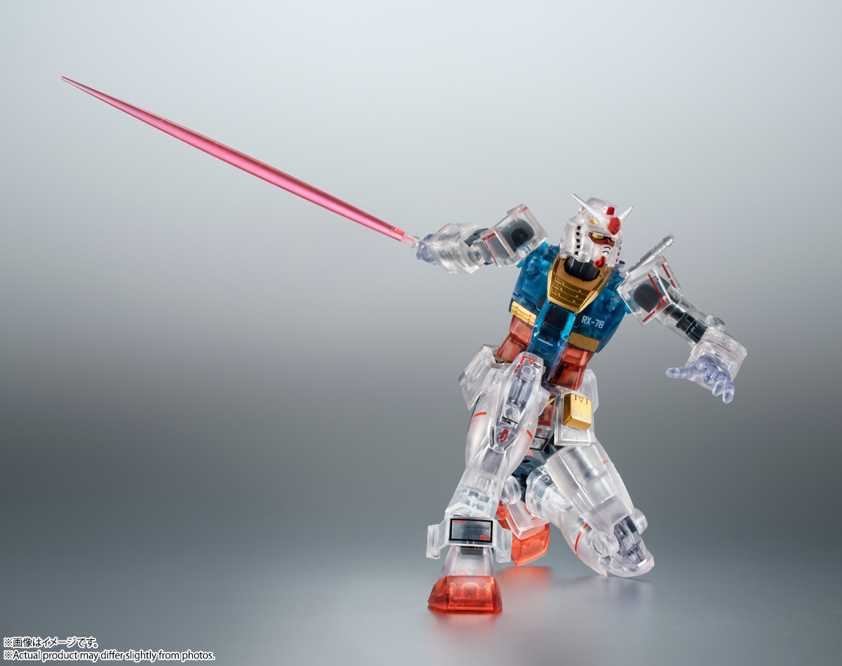 ROBOT魂 ＜SIDE MS＞ RX-78-2 ガンダム ver. A.N.I.M.E. ～クリア