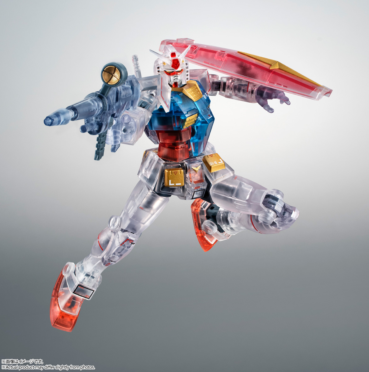 ROBOT魂 ＜SIDE MS＞ RX-78-2 ガンダム ver. A.N.I.M.E. ～クリア