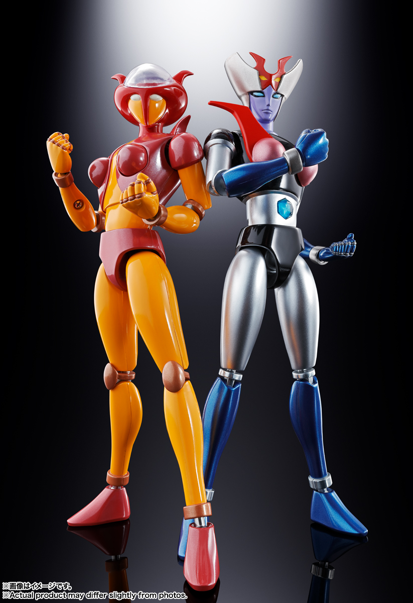 超合金魂 GX-08R アフロダイA vs GX-09R ミネルバX | 商品一覧 | 魂ウェブ