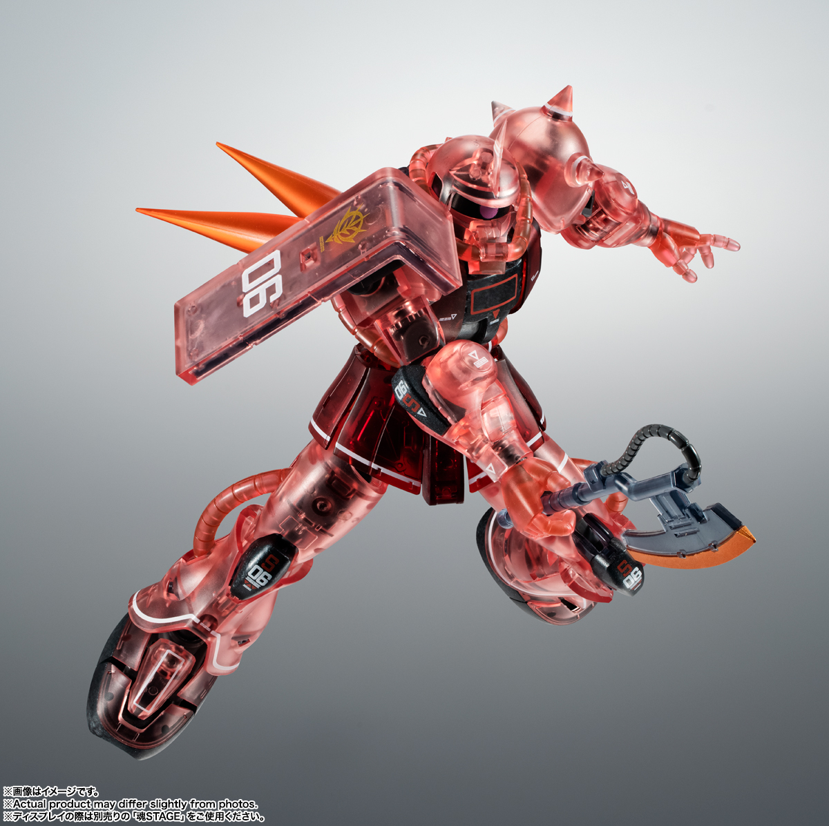 ROBOT魂 ＜SIDE MS＞ MS-06S シャア専用ザク ver. A.N.I.M.E. ～クリア