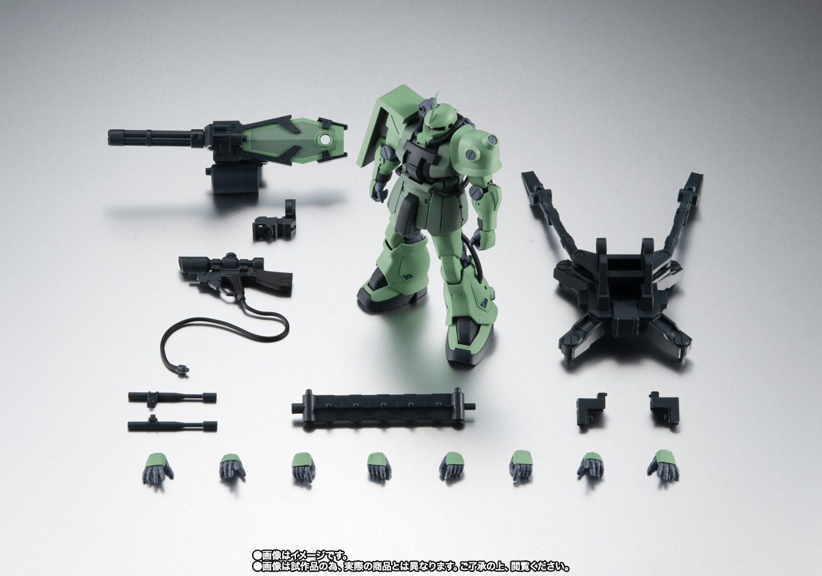 ROBOT魂 ＜SIDE MS＞ MS-06F-2 ザクII F2型（測距手用） ver