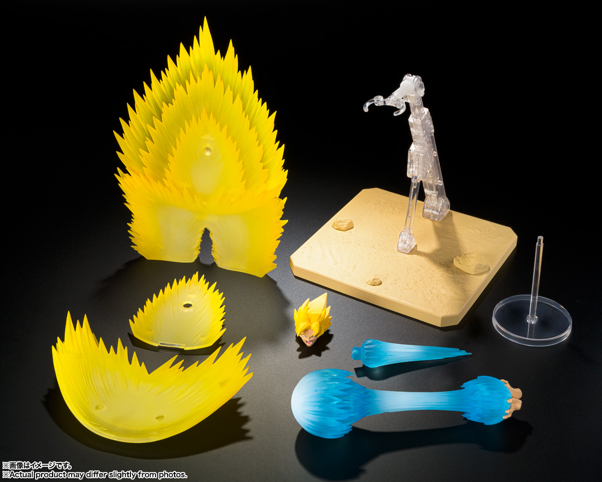 S.H.Figuarts スーパーサイヤ人孫悟空のエフェクトパーツセット-瞬間