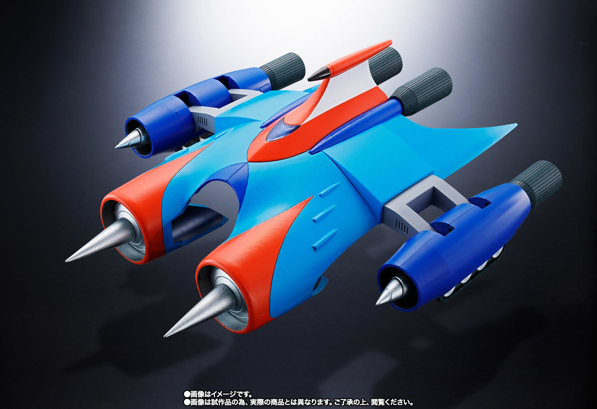 超合金魂 グレンダイザー D.C. アニメカラーバージョン+スペイザーフルセット 超合金魂 GX-76X3 グレンダイザーD.C.対応 スペイザーフルセット