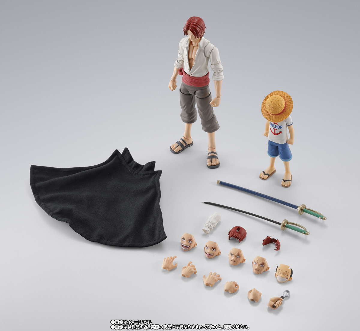 ｓ.h.figuarts　MAFEX　フィギュア　パーツ取り　ジャンク S.H.Figuarts シャンクス＆モンキー・D・ルフィ（少年期） | 商品一覧