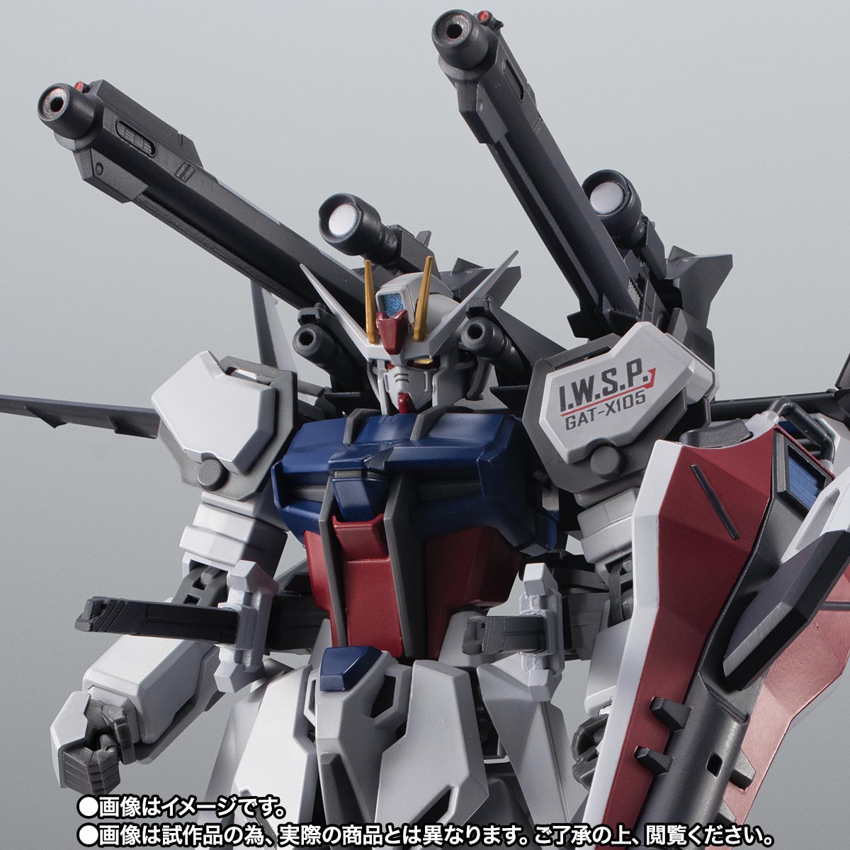 Robot魂 GAT-X105 ストライクガンダム+IWSP ver ANIME ROBOT魂 ＜SIDE MS＞ GAT-X105 ストライクガンダム（再生機）＋I