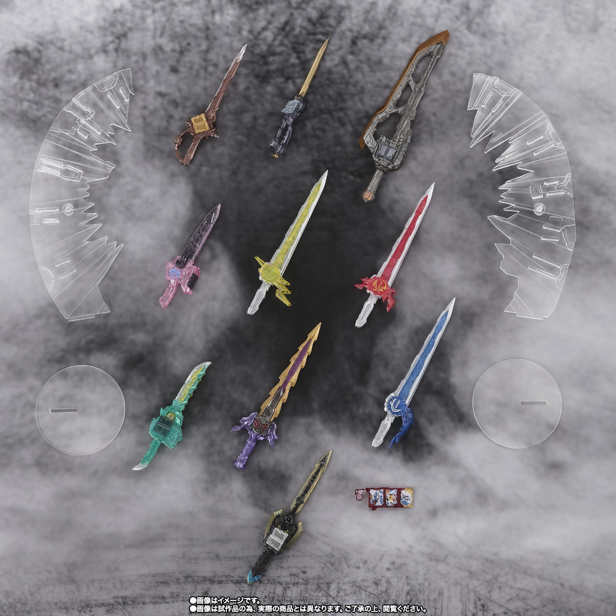 S.H.Figuarts 仮面ライダークロスセイバー10聖剣セット | 商品一覧