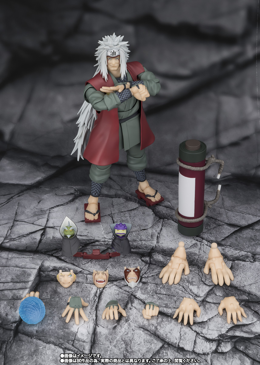 S.H.Figuarts 自来也 -仙術極めし木ノ葉の豪傑- 仙人モードセット