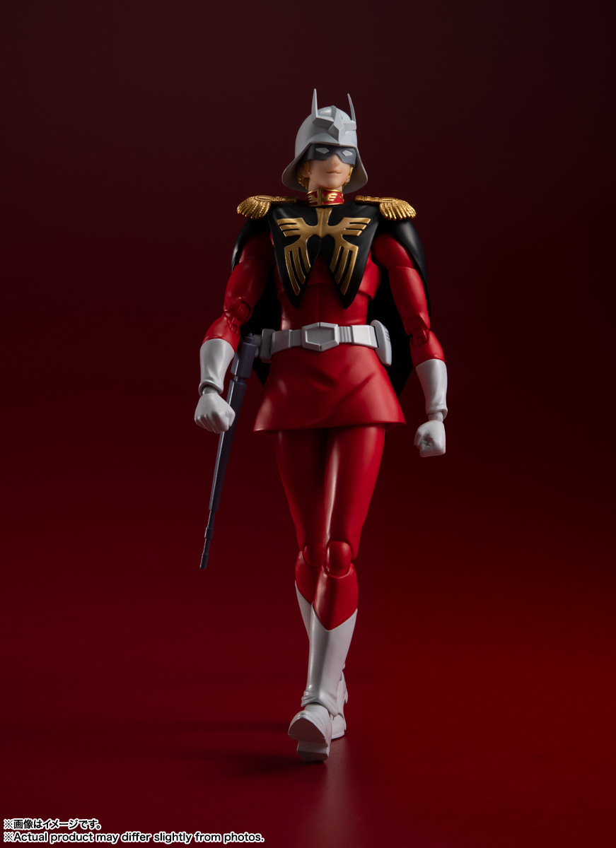 シャア アズナブル 立像 金属製 S.H.Figuarts シャア・アズナブル│株式会社BANDAI SPIRITS（バンダイ