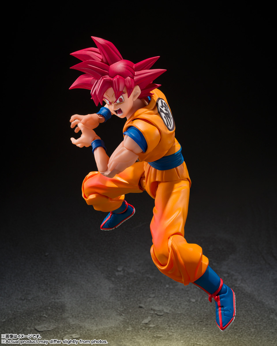 S.H.Figuarts 超サイヤ人ゴッド孫悟空〈神の気を纏いし姿〉 | 商品一覧