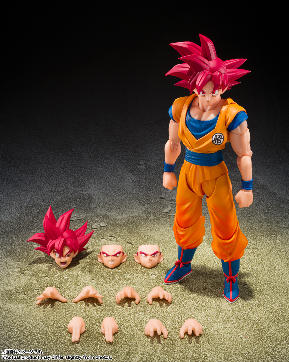 S.H.Figuarts 超サイヤ人ゴッド孫悟空〈神の気を纏いし姿〉 | 商品一覧