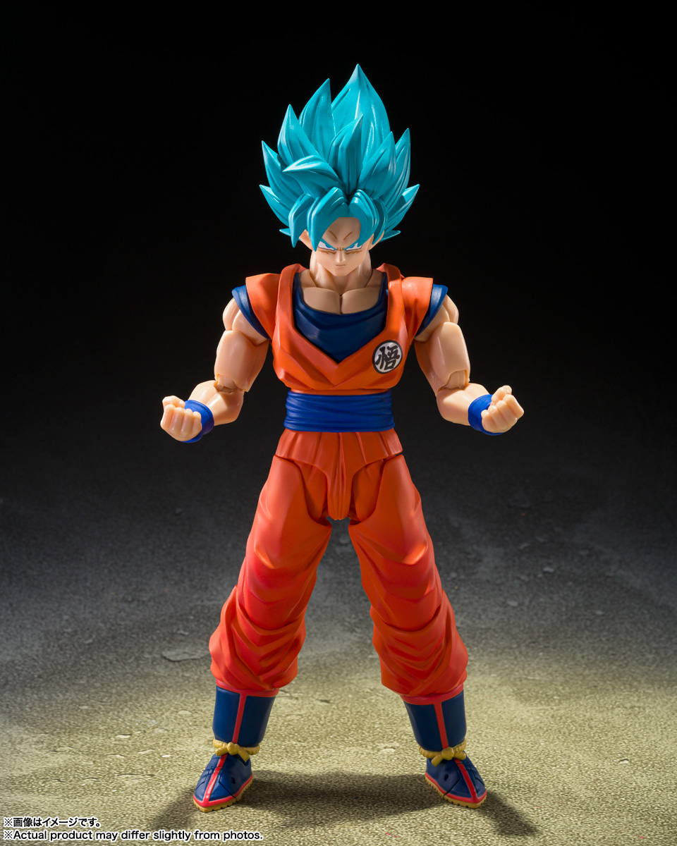 ⭕️リペイント⭕️超サイヤ人ゴッドSS 孫悟空 フィギュア (高さ22cm) S.H.Figuarts 超サイヤ人ゴッド超サイヤ人孫悟空〈限界を超えし蒼き力