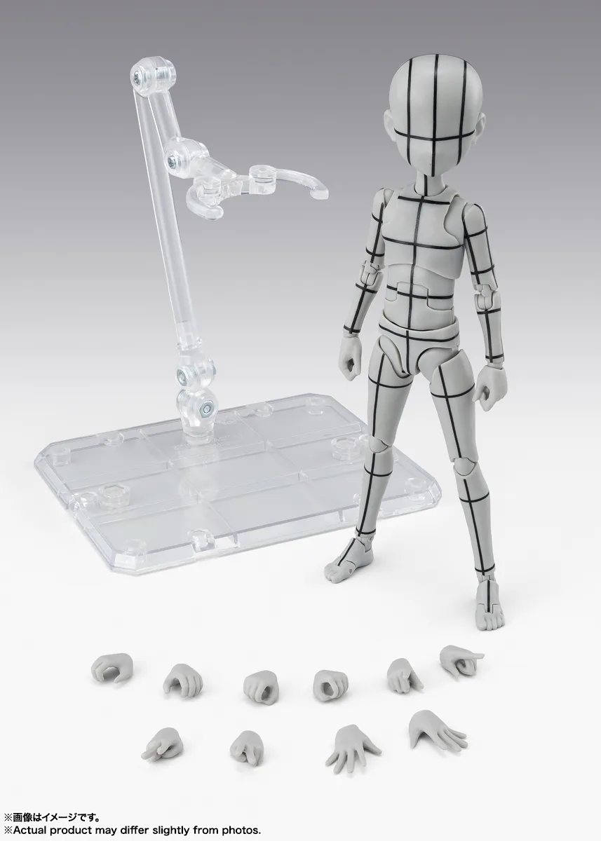 S.H.Figuarts ボディくん -杉森建- Edition-ワイヤーフレーム-(Gray