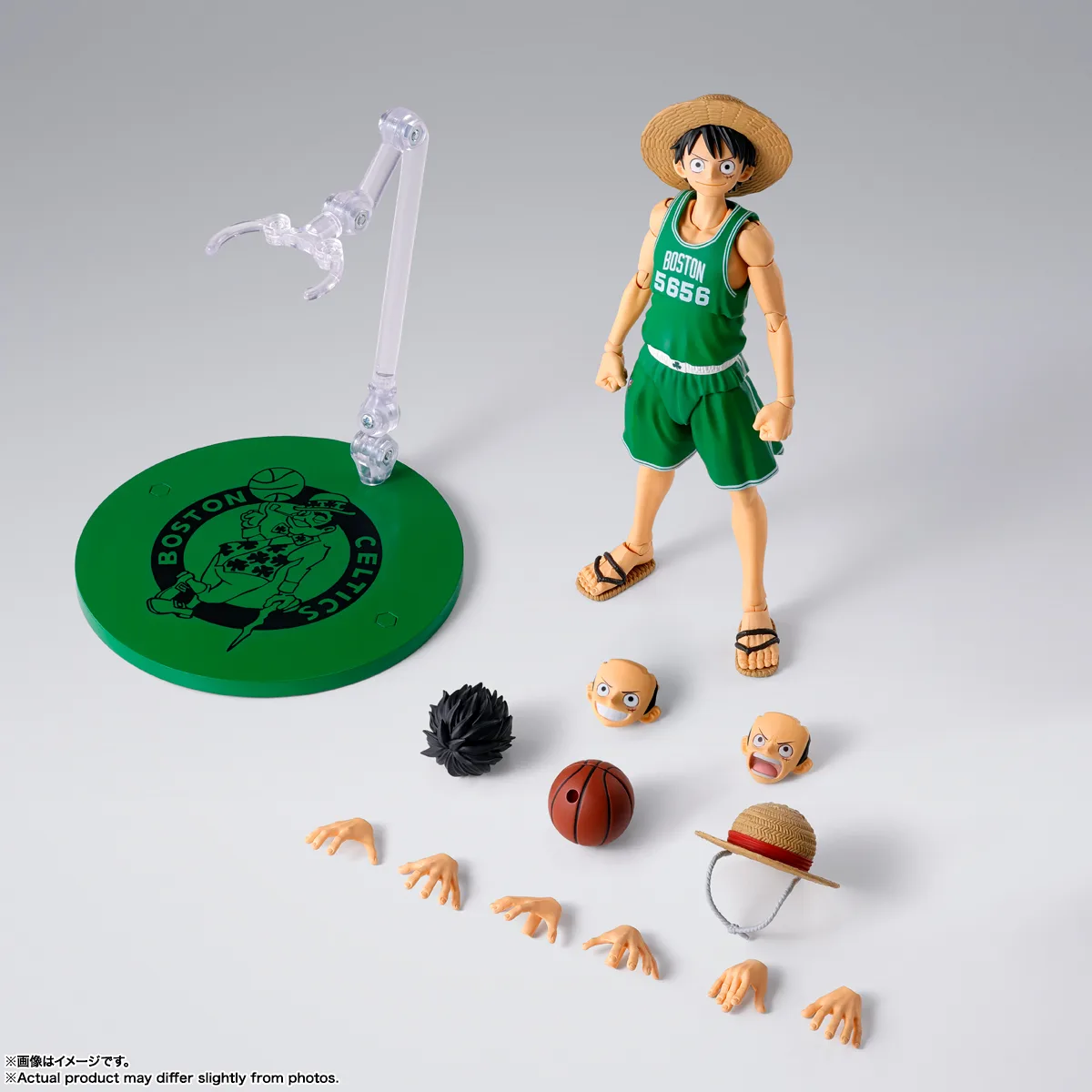 ONE PIECE ×NBA モンキー・D・ルフィ ボストン・セルティックス S.H.Figuarts ONE PIECE×NBA モンキー・D・ルフィ -BOSTON CELTICS ver