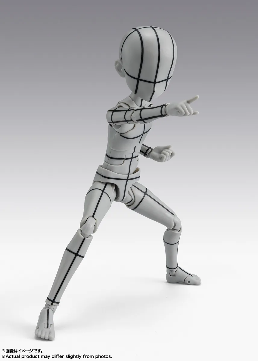 S.H.Figuarts ボディくん -杉森建- Edition-ワイヤーフレーム-(Gray