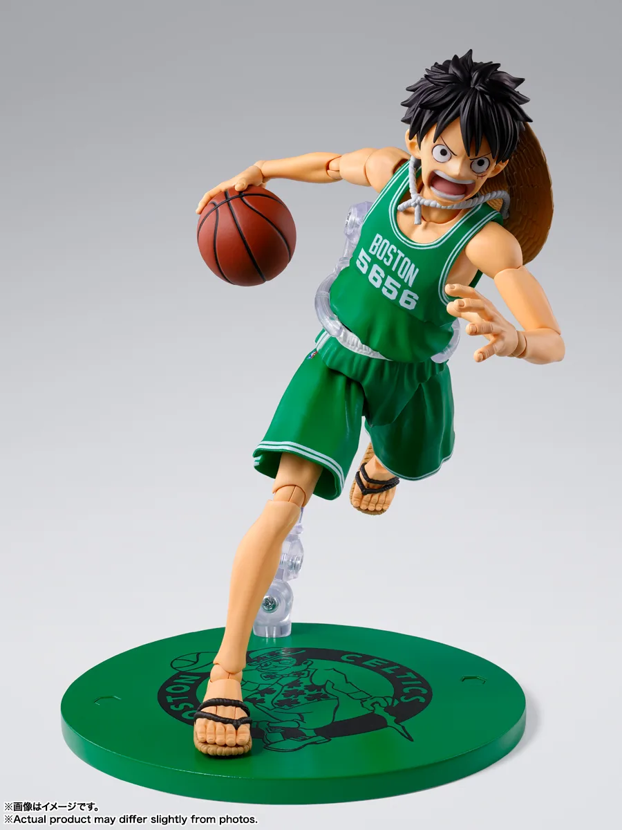 ワンピース NBA ルフィ フィギュア BOSTON CELTICS S.H.Figuarts ONE PIECE×NBA モンキー・D・ルフィ -BOSTON CELTICS ver