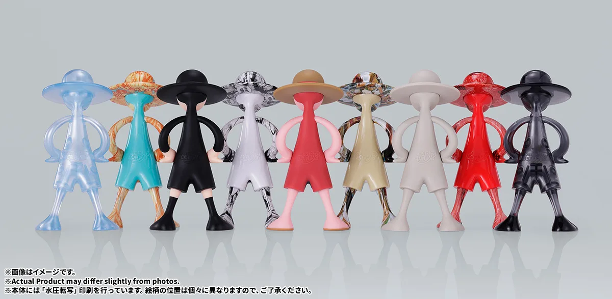 Vues avant et arrière des designs LUFFY’s Memories of Adventure Vol.4