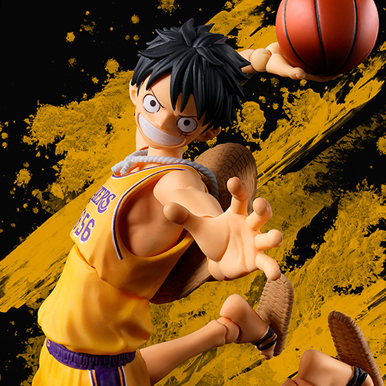 S.H.Figuarts&nbsp;ONE PIECE×NBA モンキー・D・ルフィ -LOS ANGELES LAKERS ver.-