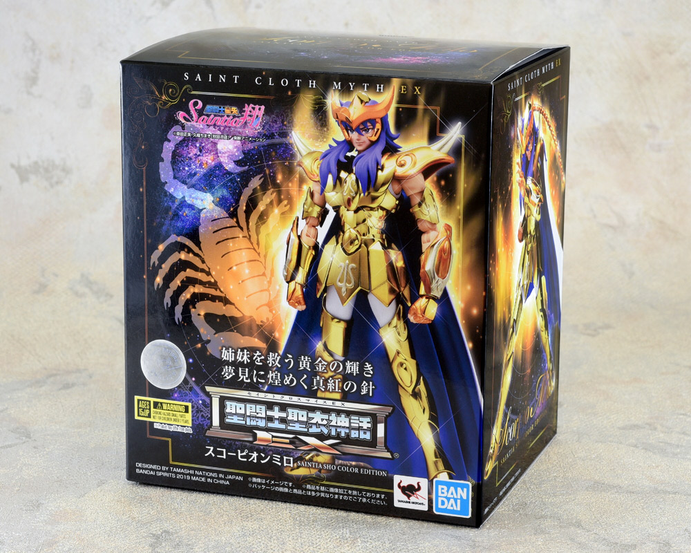 聖闘士星矢 スコーピオンミロ オリジナルカラーエディション　箱に難あり 真紅の衝撃再び！3/23店頭発売「スコーピオンミロ SAINTIA SHO COLOR