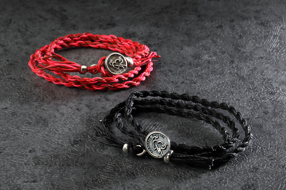 ROPE 3ROLL BRACELET BLACK/RED | ITEMS | TAMASHII NATIONS STORE