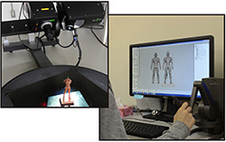 (2) replaced by the digital data created a shaped article in the 3D scan
