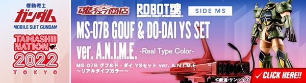 ROBOT魂 ＜SIDE MS＞ MS-07B グフ＆ド・ダイ YSセット ver. A.N.I.M.E. 