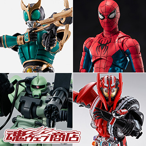 TOPICS [TAMASHII web shop] Accepting orders for Spider-Man, Type Tridoron, Rising Pegasus, and Zaku II F2 on 6/23 (Fri.) at 16:00!