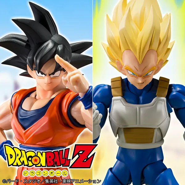 【ドラゴンボールZ】「孫悟空〈心優しきサイヤ人〉」と「超サイヤ人ベジータ〈危険なプライド〉」がS.H.Figuartsに登場!