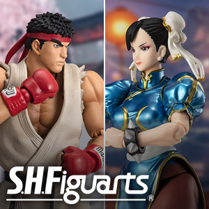 【S.H.Figuarts】『ストリートファイター』より、「リュウ -Outfit 2-」「春麗 -Outfit 2-」の再販が決定!